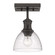 Hines RBZ One Light Semi-Flush Mount in Rubbed Bronze (62|3118-1SF RBZ-SD)