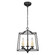 Athena Three Light Pendant in Natural Black (62|3072-3P NB)