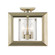 Smyth WG Three Light Semi-Flush Mount in White Gold (62|2073-SF12 WG-CLR)