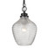 Adeline One Light Pendant in Matte Black (62|1088-M BLK-CLR)