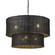 Erma Six Light Chandelier in Matte Black (62|1084-6 BLK-BW)