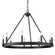 Alastair Nine Light Chandelier in Matte Black (62|1017-9 BLK)