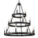 Alastair 18 Light Chandelier in Matte Black (62|1017-369 BLK)
