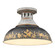 Kinsley One Light Semi-Flush Mount in Aged Galvanized Steel (62|0865-SF AGV-ABI)