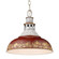 Kinsley One Light Pendant in Aged Galvanized Steel (62|0865-L AGV-RED)