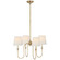 Vendome Four Light Chandelier in Hand-Rubbed Antique Brass (268|TOB 5007HAB-L)