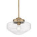 Ingalls One Light Pendant in Modern Brass (62|0508-M MBS-CLR)