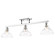Carver Three Light Semi-Flush Mount in Chrome (62|0305-3SF CH-CLR)