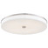 U. H. O. LED Wall Sconce/ Flush Mount in Brushed Nickel (42|P950-084-L)