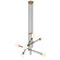 Cosmet Six Light Chandelier in Coal Black (42|P8155-681)