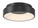 Conc LED Flush Mount in Coal Black (42|P5550-66A-L)