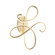 Astor by Robin Baron LED Wall Sconce in Soft Gold (42|P5433-697-L)