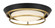 Beam Me Up! LED Flush Mount in Coal And Satin Brass (42|P5371-689-L)
