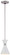 Conic One Light Mini Pendant in Brushed Nickel (42|P1821-44F)