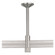 Gk Lightrail Standoff in Brushed Nickel (42|GKST1000-084-A)