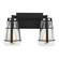 Adelaide Two Light Vanity in Midnight Black (1|VS2472MBK)