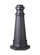 Outdoor Post Base Post Mount Base in Antique Bronze (1|POSTBASE-ANBZ)