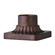 Outdoor Pier Mounts Pier Mount Base in Patina Bronze (1|PIERMOUNT-PTBZ)