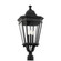 Cotswold Lane Three Light Outdoor Post Lantern in Black (1|OL5428BK)