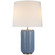 Minx LED Table Lamp in Polar Blue Crackle (268|TOB 3687PBC-L)