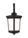 Eddington One Light Outdoor Wall Lantern in Black (1|8619301-12)