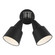 Flood Light Two Light Flood with Photo and Motion Sensor in Black (1|8560702PM-12)