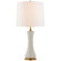 Elena Two Light Table Lamp in White Crackle (268|TOB 3655WTC-L)