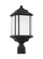 Kent One Light Outdoor Post Lantern in Black (1|82529-12)
