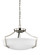 Hanford Three Light Semi-Flush Convertible Pendant in Brushed Nickel (1|7724503EN3-962)