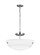 Kerrville Two Light Semi-Flush Convertible Pendant in Chrome (1|7715202-05)