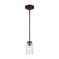 Oslo One Light Mini-Pendant in Bronze (1|61170-710)