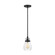 Belton One Light Mini-Pendant in Midnight Black (1|6114501-112)