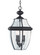 Lancaster Three Light Outdoor Pendant in Black (1|6039EN-12)