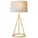 Nina One Light Table Lamp in Gilded Iron (268|TOB 3026GI-NP)