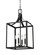 Labette Four Light Hall / Foyer Pendant in Black (1|5340604-12)