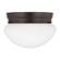 Webster One Light Flush Mount in Bronze (1|5326EN3-710)