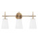 Driscoll Three Light Wall / Bath in Satin Brass (1|4440403EN3-848)