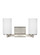 Hettinger Two Light Wall / Bath in Brushed Nickel (1|4439102-962)