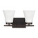 Bayfield Two Light Wall / Bath in Bronze (1|4411602-710)