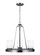 Kemal Three Light Chandelier in Brushed Nickel (1|3130703EN3-962)