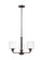 Canfield Three Light Chandelier in Bronze (1|3128803-710)