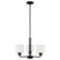Canfield Three Light Chandelier in Midnight Black (1|3128803-112)