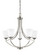 Hanford Five Light Chandelier in Brushed Nickel (1|3124505-962)