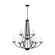 Robie Nine Light Chandelier in Midnight Black (1|3121609-112)