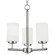 Oslo Three Light Chandelier in Chrome (1|31160EN3-05)