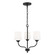 Windom Three Light Chandelier in Midnight Black (1|3102803EN3-112)