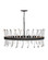 Revel LED Chandelier in Black (138|FR30905BLK)