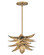 Agave LED Pendant in Burnished Gold (138|FR30811BNG)