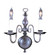 Jamestown Two Light Wall Sconce in Satin Pewter (8|9122 SP)