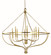 West Town Eight Light Foyer Chandelier in Matte Black (8|5688 MBLACK)